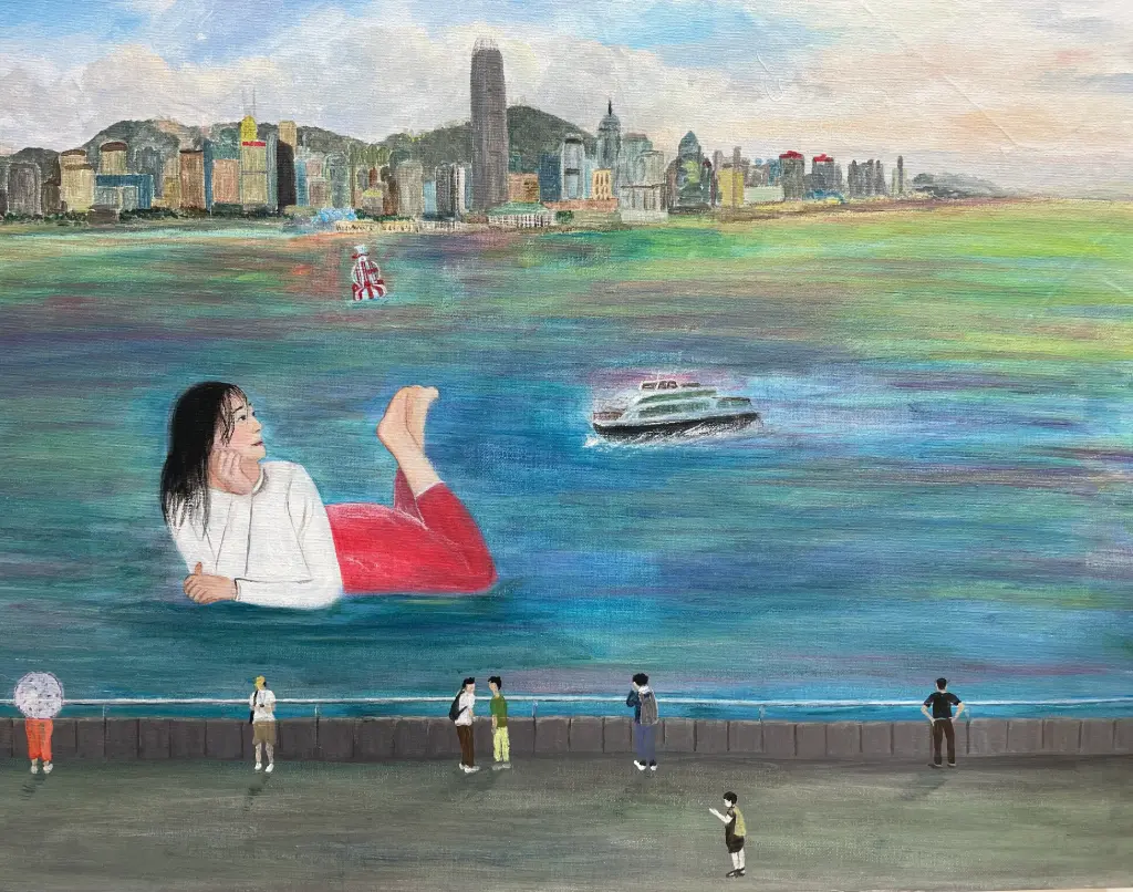 On the Victoria Harbour, Hong Kong