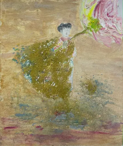 He Xiangu with her lotus flower 1